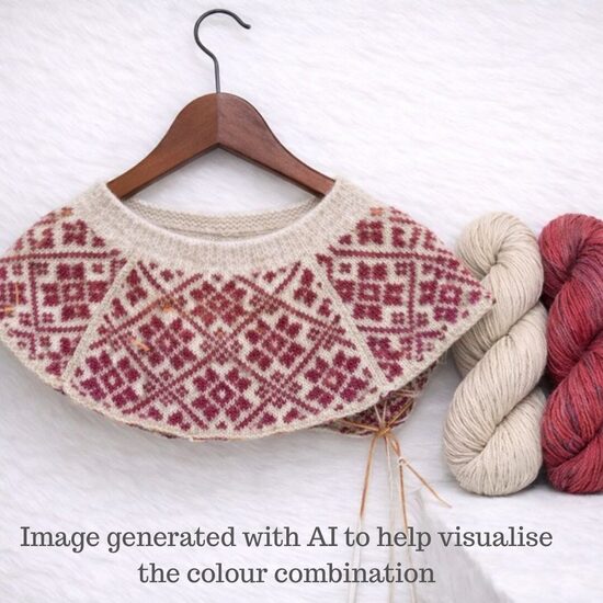 Dundaga Wool / D-12 Berry Bloom